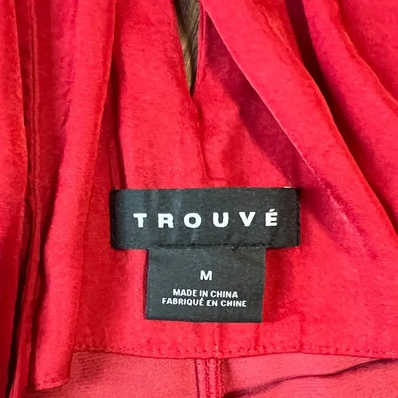 Elegant Red Tie Back Sleeveless Dress - Picture 3 of 6